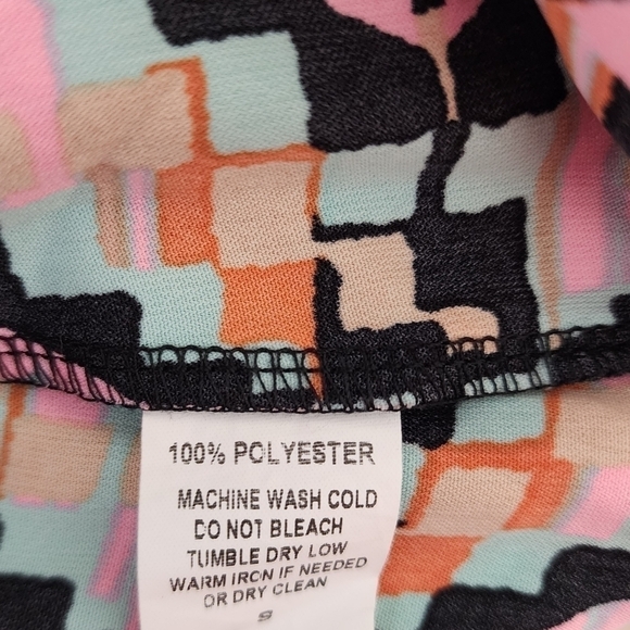 Anthropologie Eyes of Simone colorful ruffle bottom maxi skirt size small - Picture 6 of 6